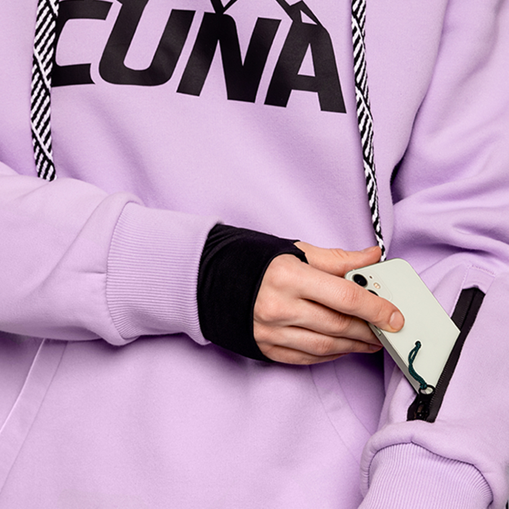 Bluza snowboardowa męska fioletowa Mistral Pro