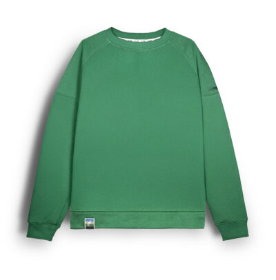 Dresowa bluza bawełniana w kolorze zielonym Easy CUNA
