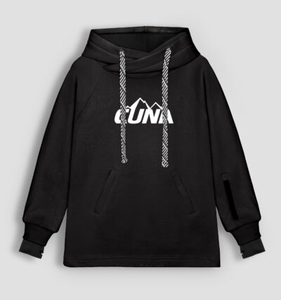 Bluza snowboardowa męska z kapturem czarna Mistral Pro