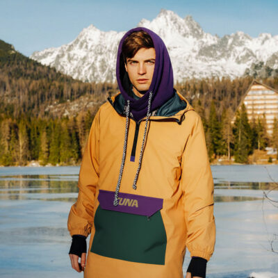 Kurtka męska anorak żółta Foggy Amber